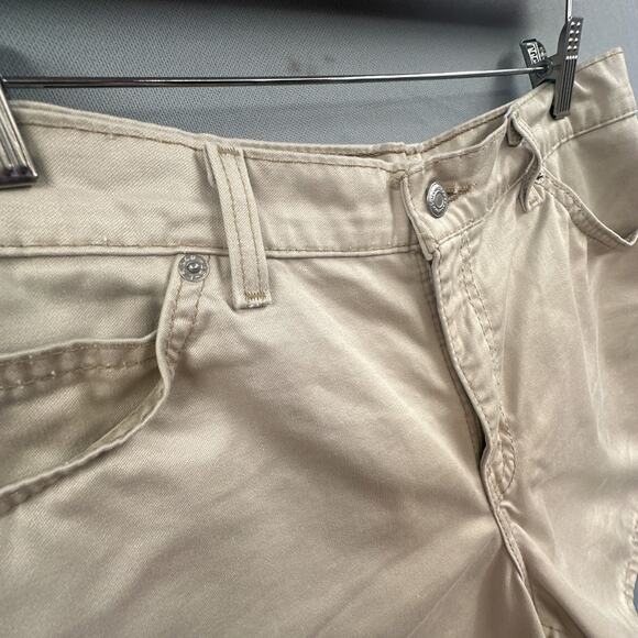 VTG Levis 910 Shorts 12 Beige Classic Fit USA 1998 Street Tan High Rise Preppy - Picture 3 of 15